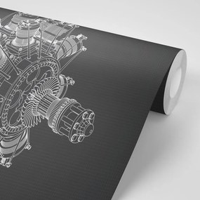 Carta da parati – Motore a stella
