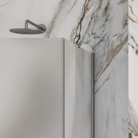 Box doccia 90x70 fisso 90 battente 70 vetro satinato altezza 200h | KS2800FAO - KAMALU