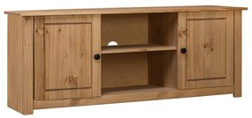 Moble Tv 120x40x50 Cm İn Legno Massello Di Pino Panama Range /
