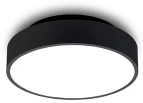 Luna C260 LED Plafoniera Uplight CCT Nero - Antidark