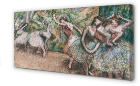 Quadro su tela Sketch Dance Forest Women 100x50 cm