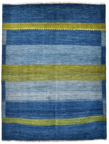 Loribaft Tappeto 200 x 150 Blu (Iran) Annodato A Mano