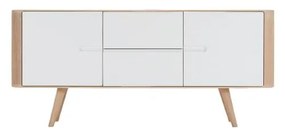 Cassettiera in rovere , 135 x 42 x 60 cm Ena - Gazzda