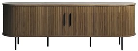 Mobile TV marrone con effetto rovere 180x56x45 cm Nola – Unique Furniture