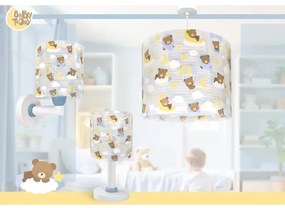 Dalber 41579T - Lampada da parete per bambini BABY TEDDY 1xE27/15W/230V blu