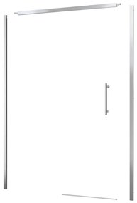 Kit di installazione telaio e ferramenta per cabine doccia ad apertura scorrevole REMIX L 120 x H 195 x P 3.8 cm cromato lucido