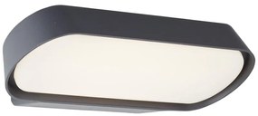 Applique LED moderno da esterno Samira nero IP44, luce bianco naturale 1200 lumen, BRILLIANT