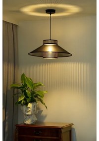 Duolla - Lampadario a sospensione con filo RIO SHINY 1xE27/15W/230V diametro 45 cm nero/rame