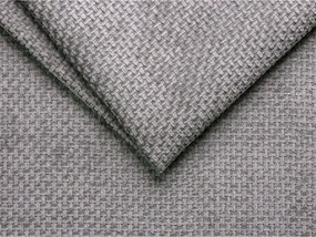 Letto matrimoniale imbottito grigio senza testiera 140x200 cm Whale – Micadoni