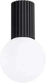 Sollux SL.1713 - Plafoniera da bagno HALO 1xG9/8W/230V IP44 nero