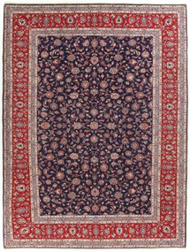 Kashan Tappeto 350x250 (Iran) Annodato A Mano