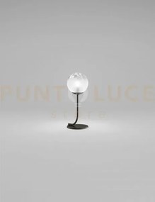 Puppet lampada da tavolo p bianco sfumato nero opaco 1 luce attacco...