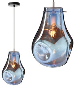 Lampada Di Soffitto Pensile Di Vetro APP327-1CP Blue