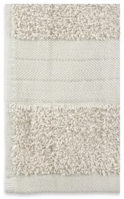 Set di 4 asciugamani in spugna di cotone beige 50x100 cm - Good Morning