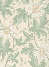 Florale Tapete Monroe von Little Greene - Gold Flower