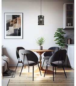 Eglo 99346 - Lampadario a sospensione con filo CREMELLA 1xE27/40W/230V