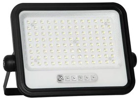 Faretto solare dimmerabile LED/200W/3,2V IP65 10000 mAh nero + telecomando