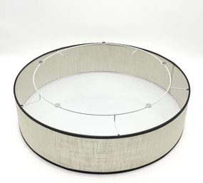 Brilagi - LED Plafoniera BELLADONNA 3xE27/15W/230V diametro 50 cm color crema/quercia