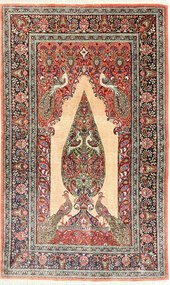 Ghom Tappeto persiano 80x130 Beige (Iran) Annodato A Mano
