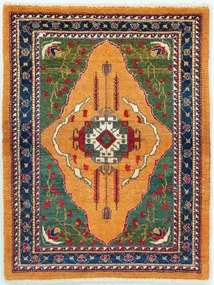Rizbaft Tappeto 140x110 (Iran) Annodato A Mano