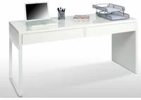 Scrivania Porta Computer Cm. 138 x 50 x 75h Bianco