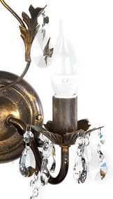 ONLI - Applique TERESA 2xE14/6W/230V bronzo