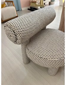 Poltrona per bambini MAVI beige/nero