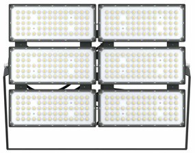 Faro Modulare LED 1.200W IP66 167lm/W Dimmerabile DALI - INVENTRONICS Colore Bianco Freddo 5.000K