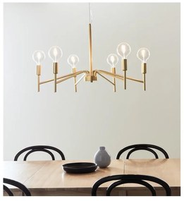 Lampada a sospensione di colore oro , ø 70 cm Monarch - Markslöjd