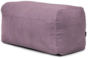 Puof a sacco viola con rivestimento in velluto a coste Plus 100 Lounge – SLOWDOWN