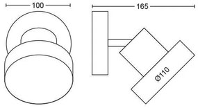 Philips 50601/30/P0 - Faretto LED BUKKO LED/4,5W/230V