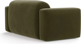 Divano color kaki con rivestimento in velluto 180 cm Strino – Cosmopolitan Design