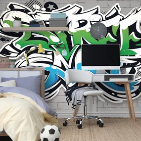 Carta da parati autoadesiva – Scritta Street Art moderna