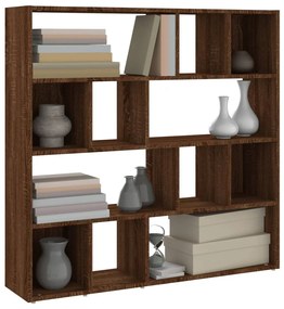 Libreria/Divisorio Rovere Marrone 105x24x102 cm