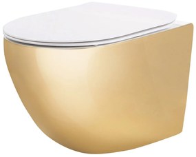 Vaso WC sospeso Rea Carlo Mini Tornado NFQ GOLD WHITE