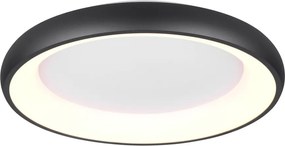 Plafoniera a LED dimmerabile nera Cardona - Trio