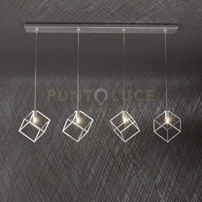 Frame sospensione rettangolare 4 luci 1125-s4 r