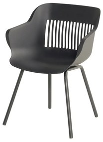 Set di 2 sedie da giardino in plastica grigio scuro Jill Rondo - Hartman