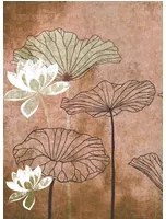 Coordonne Wandbild  Nympha - Silver
