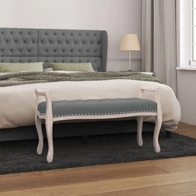 Panca Grigio Scuro 110x45x60 Cm İn Tessuto /