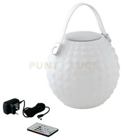 Lampada led portatile geco bianco in polietilene led 3w 180lm rgbw ...