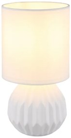 Globo 21730W - Lampada da tavolo SYLAS 1xE14/40W/230V bianco