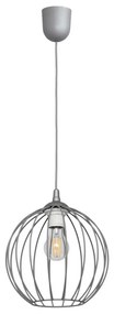 Lampadario su filo MERCURE 1xE27/15W/230V grigio