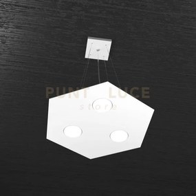 Exagon sospensione 3 luci bianco 1142-sp-bi