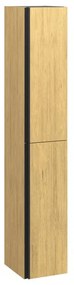 Colonna per mobile bagno Studio SENSEA 2 ante P 35 x L 30 x H 173 cm rovere liscio placcato truciolare