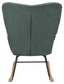 Poltrona a dondolo verde Elza - Støraa