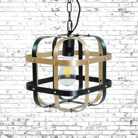 Lampadario su fune KLATKA 1xE27/10W/230V