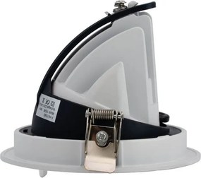Faro LED da Incasso 15W CCT Orientabile foro Ø100mm con driver Philips Colore Bianco Variabile CCT