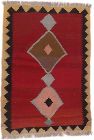 Kilim Tappeto 100x150 (Iran) Tessuto A Mano