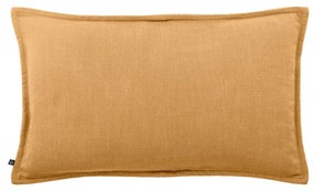 Kave Home - Fodera per cuscino Blok in lino senape 30 x 50 cm
